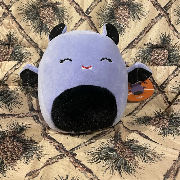 8” Joldy the Bat Squishmallow (Fuzzy Belly, Closed Eyes) - Picture 1 of 1